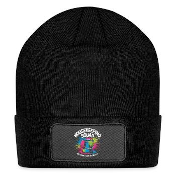 Housekeeping Squad: Clean It Like We Mean It - Patch Beanie - black - Front