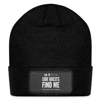 Side Quests Find Me Never Resisted - Patch Beanie - black - Front