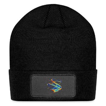 Colorwind – Strange Attractor - Patch Beanie - black - Front