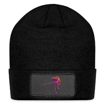 Elegance in Chaos – Strange Attractor - Patch Beanie - black - Front