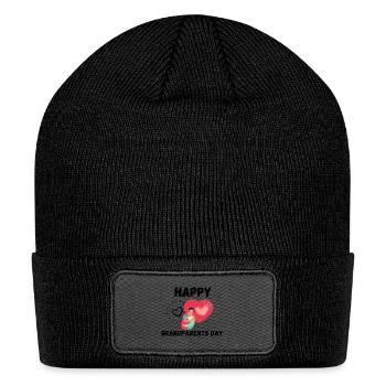 Happy Grandparents Day - Patch Beanie - black - Front