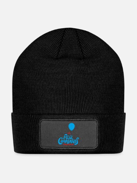 Feliz Cumpleaños - Patch Beanie - black