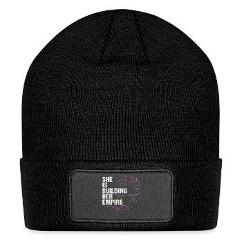Small Business Owner Women Entrepreneur - Patch Beanie - black - Front