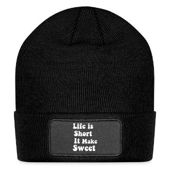 Make It Sweet - Patch Beanie - black - Front