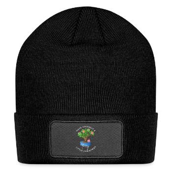 Have yourself a furry little Christmas - Patch Beanie - black - Front