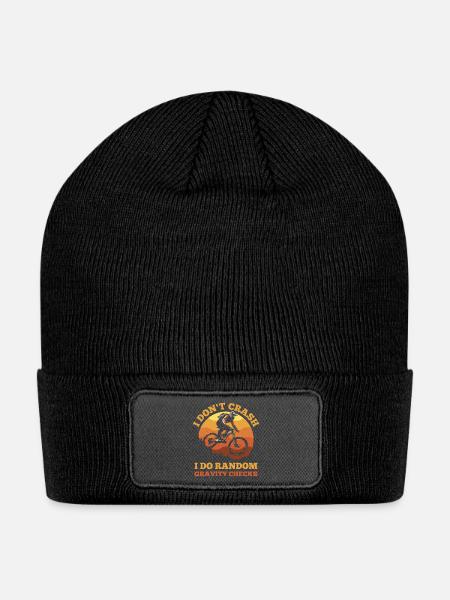 Daredevil Cyclist - Patch Beanie - black