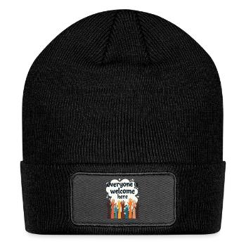 Everyone Is Welcome Here - Patch Beanie - black - Front