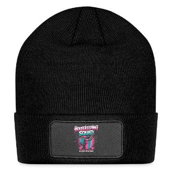 Housekeeping Squad: Clean It Like We Mean It - Patch Beanie - black - Front