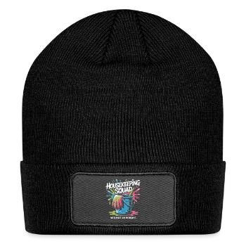 Housekeeping Squad: Clean It Like We Mean It - Patch Beanie - black - Front