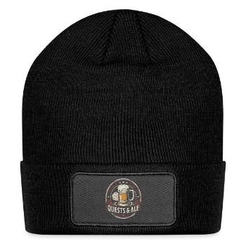Quests & Ale Tavern Dice Mug - Patch Beanie - black - Front