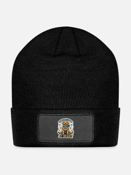 Forever Young At Heart - Patch Beanie - black