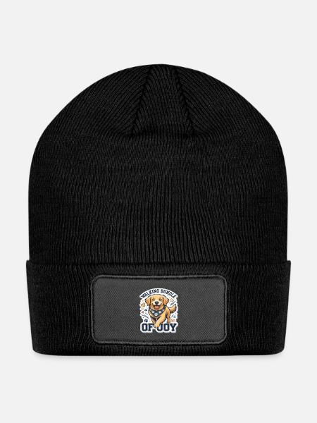 Walking Bundle Of Joy - Patch Beanie - black
