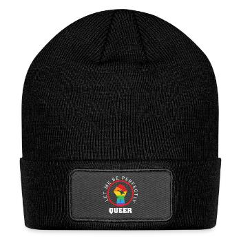 Let Me Be Perfectly Queer - Patch Beanie - black - Front