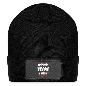 Vegas - Patch Beanie - black - Front