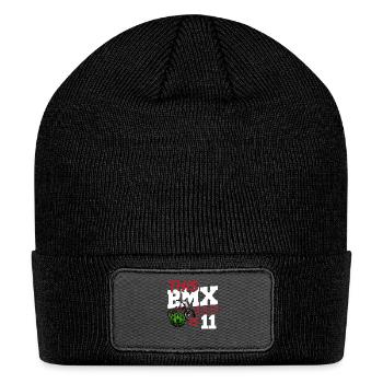 This BMX Rider Is 11 Cool Bicycle Kids 11th - Patch Beanie - black - Front