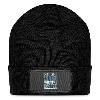 Instant Streamer Just Add Coffee - Patch Beanie - black - Front