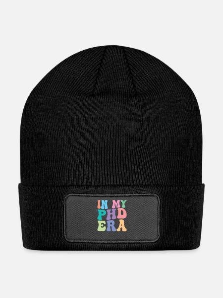 PHD Retro Groovy In My PHD Era - Patch Beanie - black