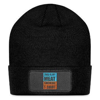 This Is My Meat Smoking Shirt - Patch Beanie - black - Front