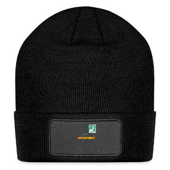 t shirt design template créatif et original - Patch Beanie - black - Front