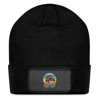 Awesome Since 2022 Years Monster Truck - Patch Beanie - black - Front
