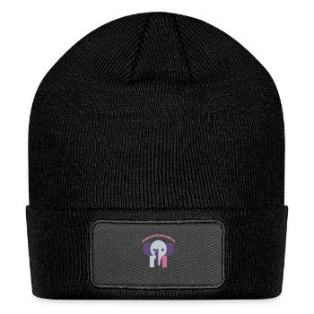 Positive and Practical - Patch Beanie - black - Front