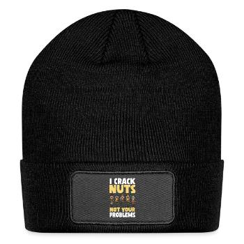 Nutcracker Saying - Patch Beanie - black - Front