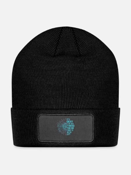 Suicide Prevention Awareness - Patch Beanie - black