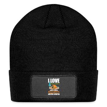I Love Girls Scouts Adventurous Free-Spirited - Patch Beanie - black - Front