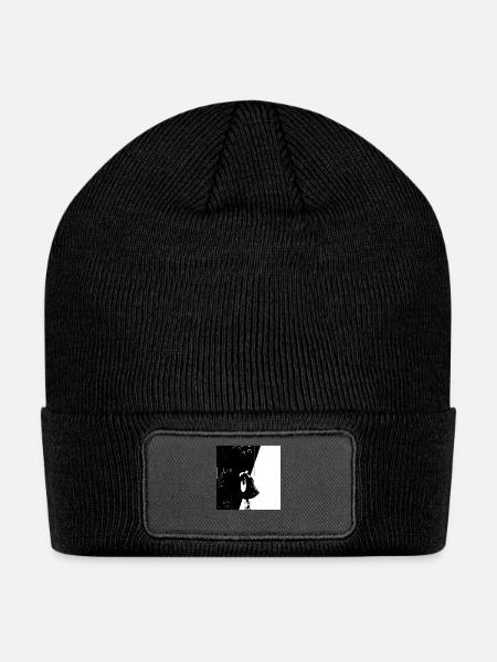 Learnin Panel - Patch Beanie - black
