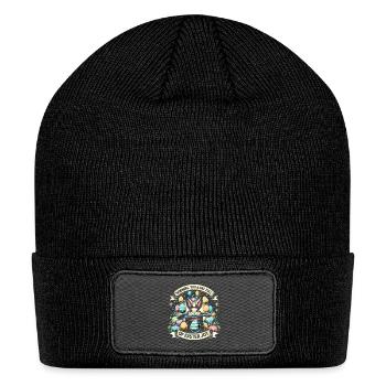A Hat full of Easter Joy - Patch Beanie - black - Front