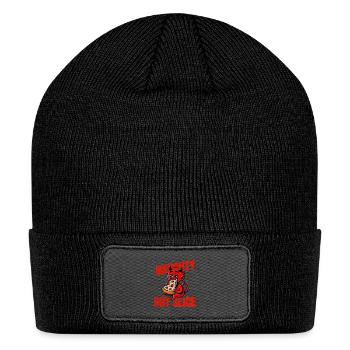 Naughty But Slice - Patch Beanie - black - Front