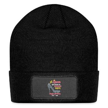 A Queen Was Born In March 2014 Happy Birthday To M - Patch Beanie - black - Front