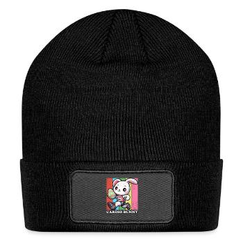 CARDIO BUNNY EASTER - Patch Beanie - black - Front