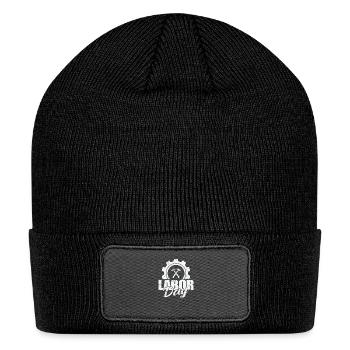 Labor Day in the USA - Patch Beanie - black - Front