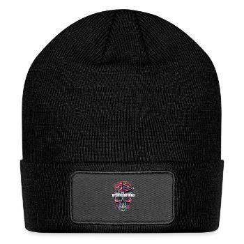 Open Your Mind for a entrepreneur and student - Patch Beanie - black - Front