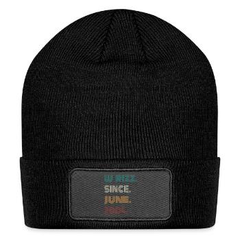 Years Rizz Birthday Sleeve - Patch Beanie - black - Front