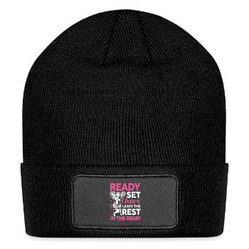 Ready Set Cheer Leave The Rest In The Rear - Patch Beanie - black - Front