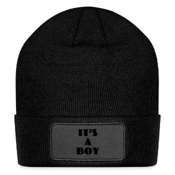 It's A Boy - Patch Beanie - black - Front