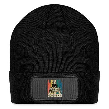 Level 18 Unlocked - Patch Beanie - black - Front