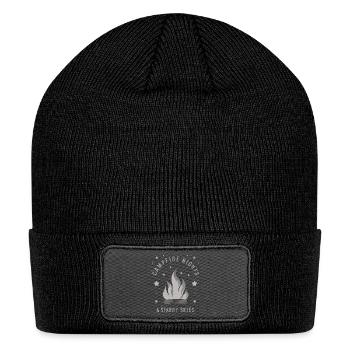Campfire Nights & Starry Skies - Patch Beanie - black - Front