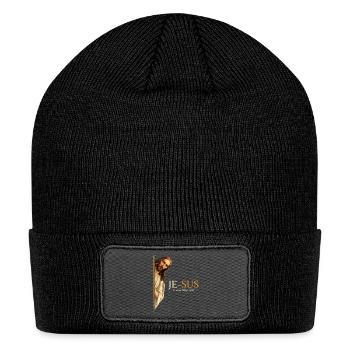 Watchful Jesus - Patch Beanie - black - Front