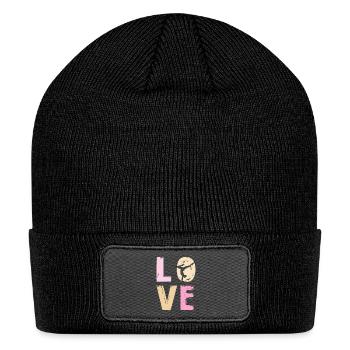 Love Dance Silhouette Inspiring Passion - Patch Beanie - black - Front