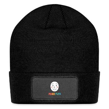 Make Fun - Patch Beanie - black - Front
