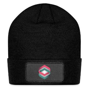 logo 1746083 1280 1 removebg preview - Patch Beanie - black - Front