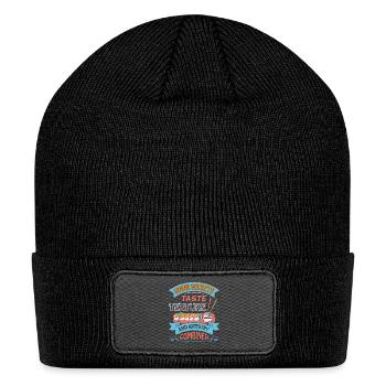 Sushi Japan Eat Sushimeal Meal - Patch Beanie - black - Front