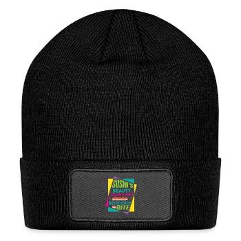Sushi Japan Eat Sushimeal Meal - Patch Beanie - black - Front