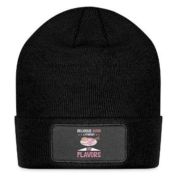 Sushi Japan Eat Sushimeal Meal - Patch Beanie - black - Front