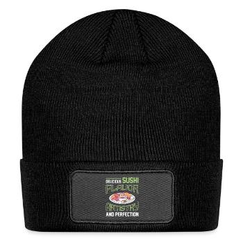 Sushi Japan Eat Sushimeal Meal - Patch Beanie - black - Front