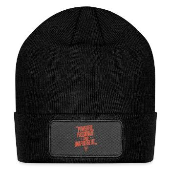 Scorpio Zodiac: Powerful, Passionate, And - Patch Beanie - black - Front