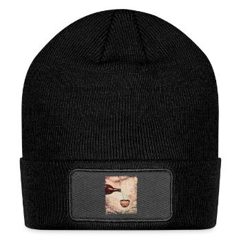 SAKE TO ME! - JAPAN THEME - Patch Beanie - black - Front